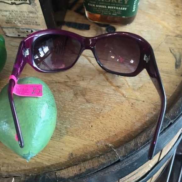 BETSEY JOHNSON Violet Rhinestone UV Sunglasses 26 main image 2